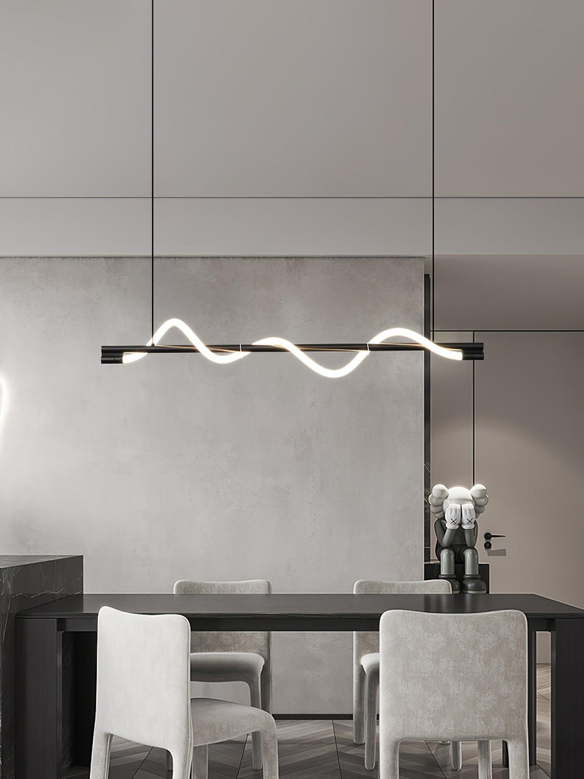 Pulse Minimalist Brass Pendant Lamp