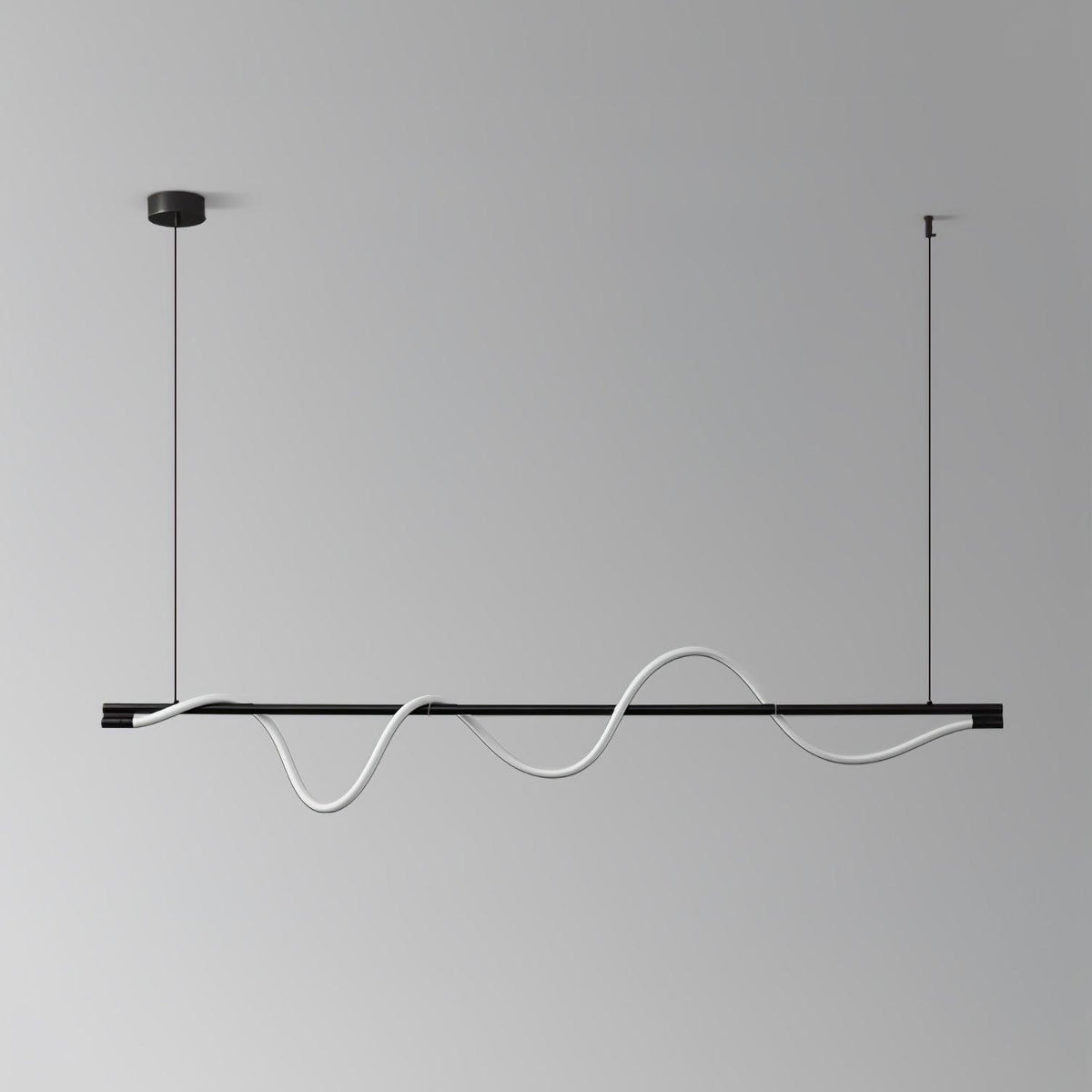 Pulse Minimalist Brass Pendant Lamp