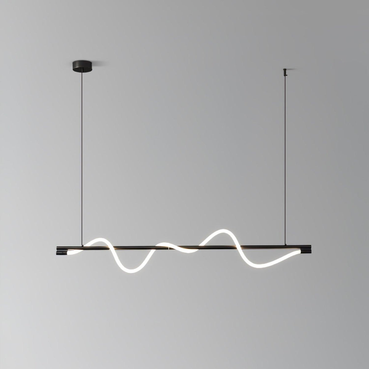 Pulse Minimalist Brass Pendant Lamp