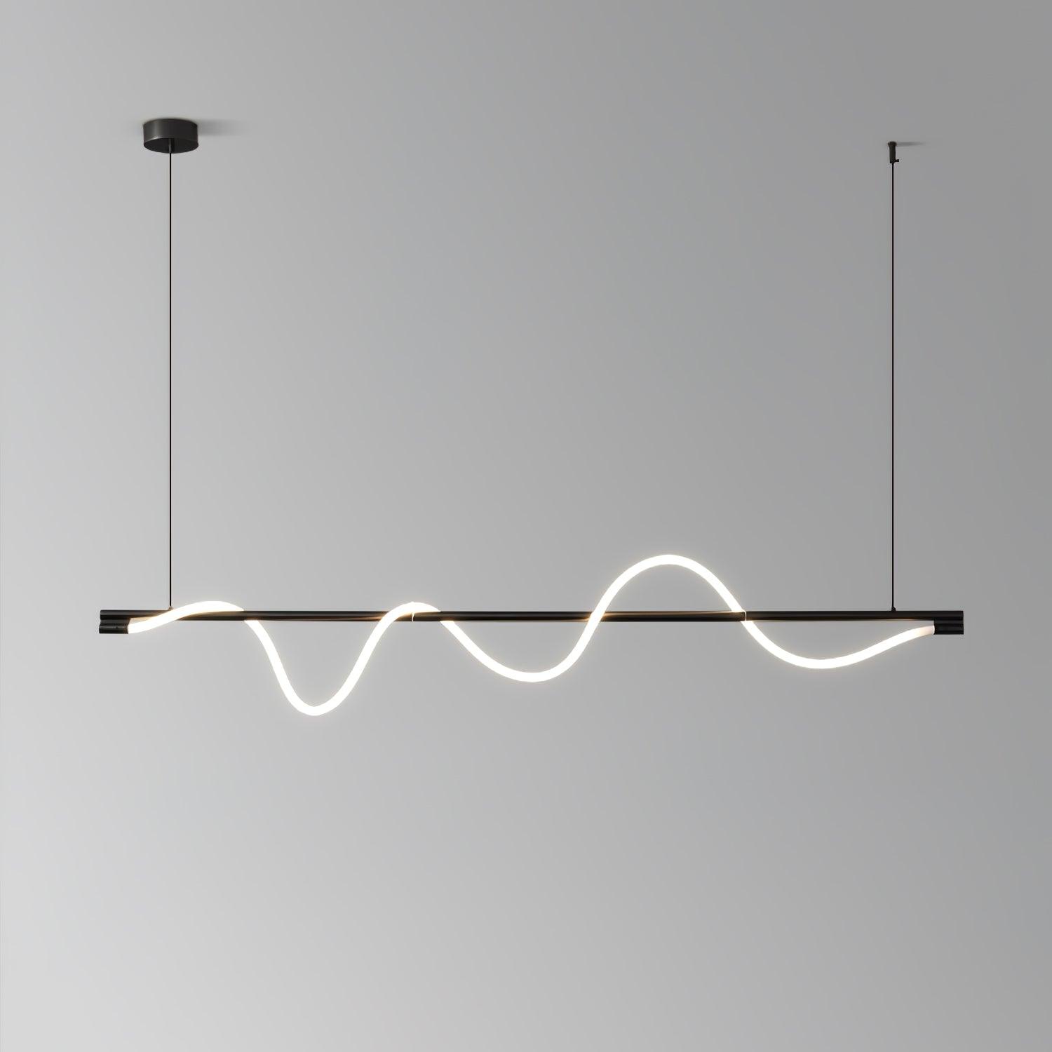 Pulse Minimalist Brass Pendant Lamp