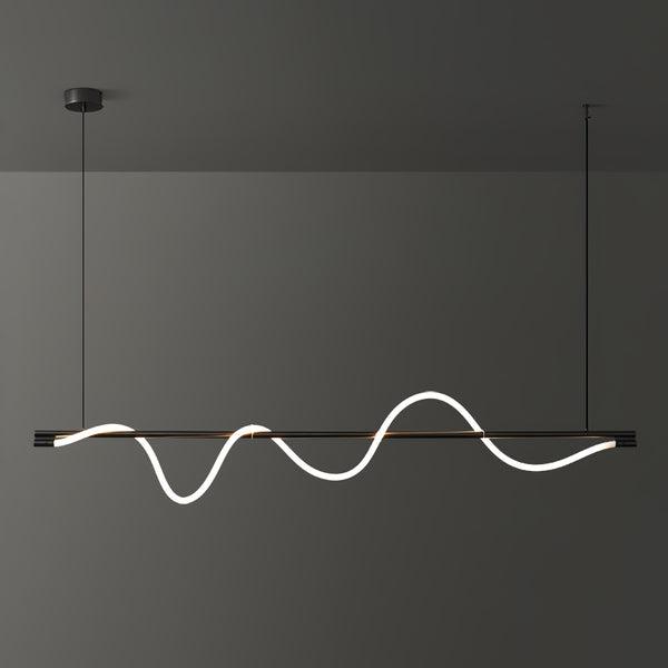 Pulse Minimalist Brass Pendant Lamp