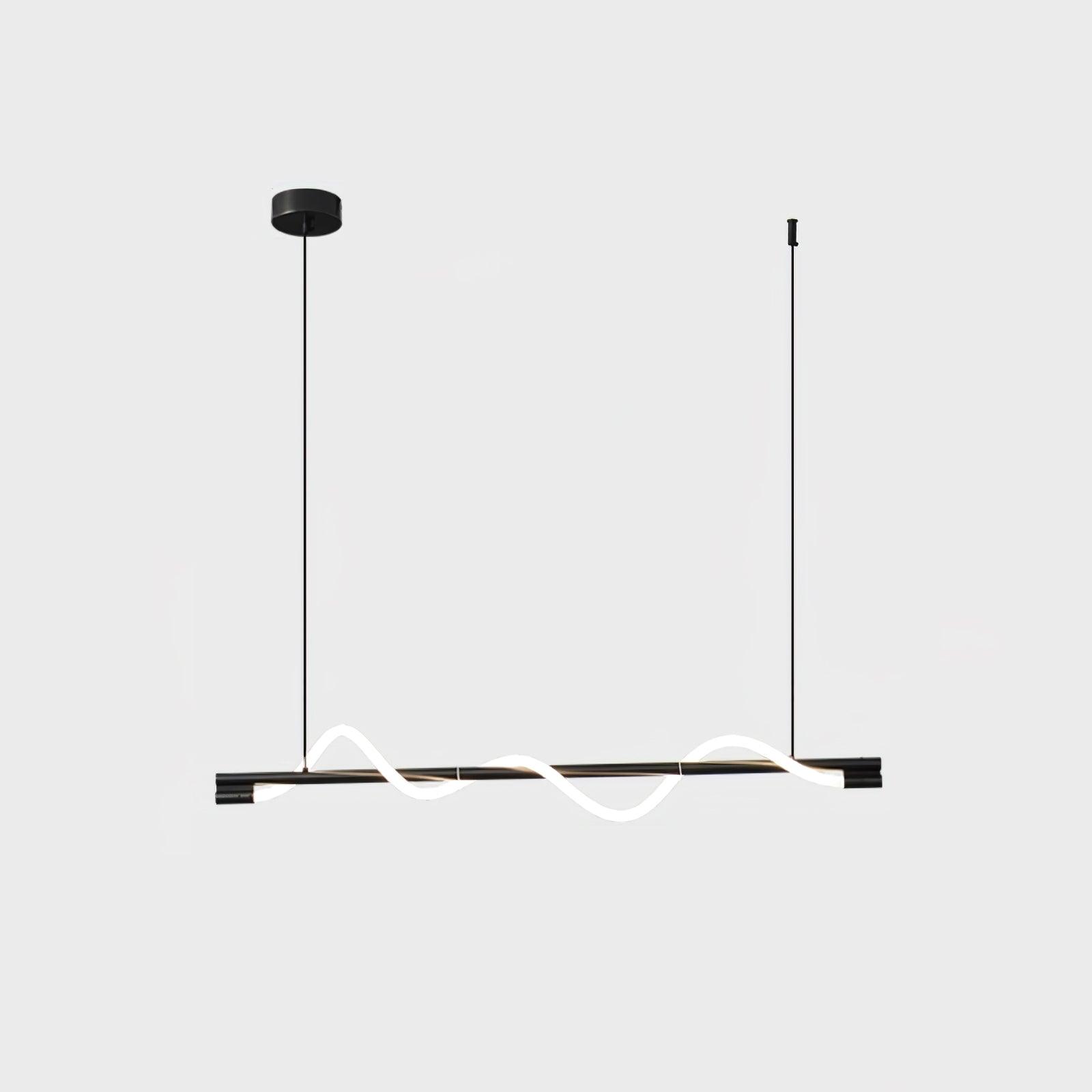 Pulse Minimalist Brass Pendant Lamp
