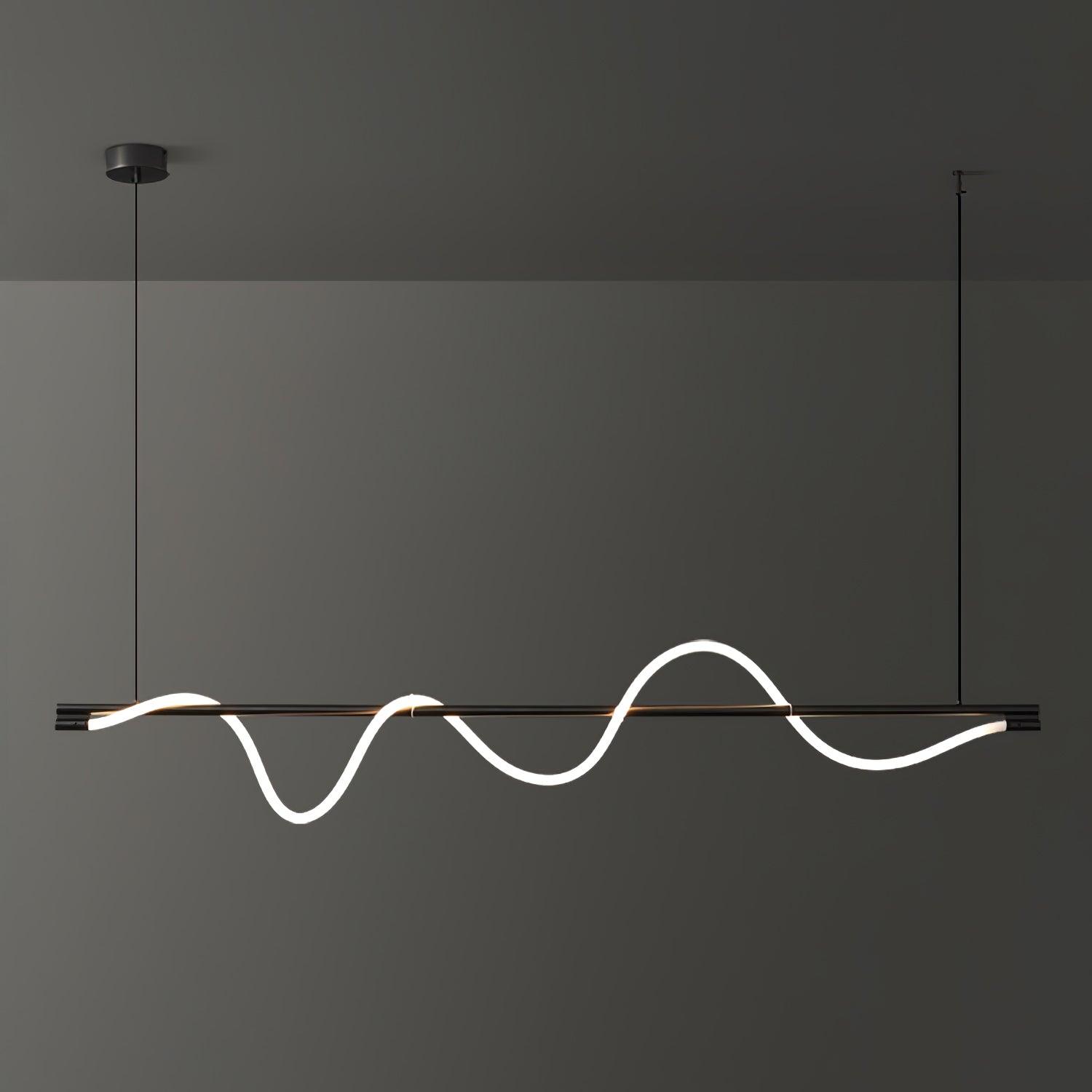 Pulse Minimalist Brass Pendant Lamp