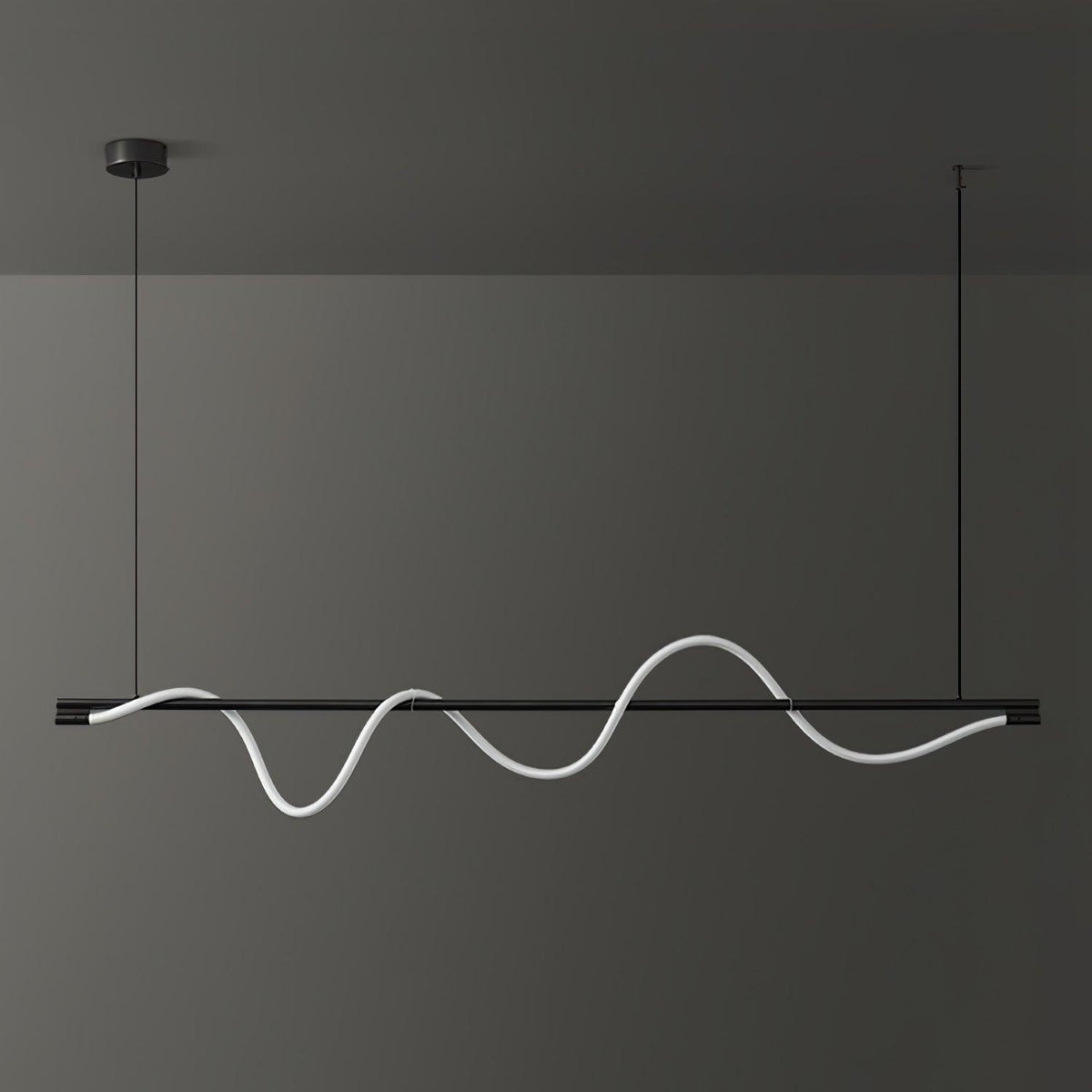 Pulse Minimalist Brass Pendant Lamp
