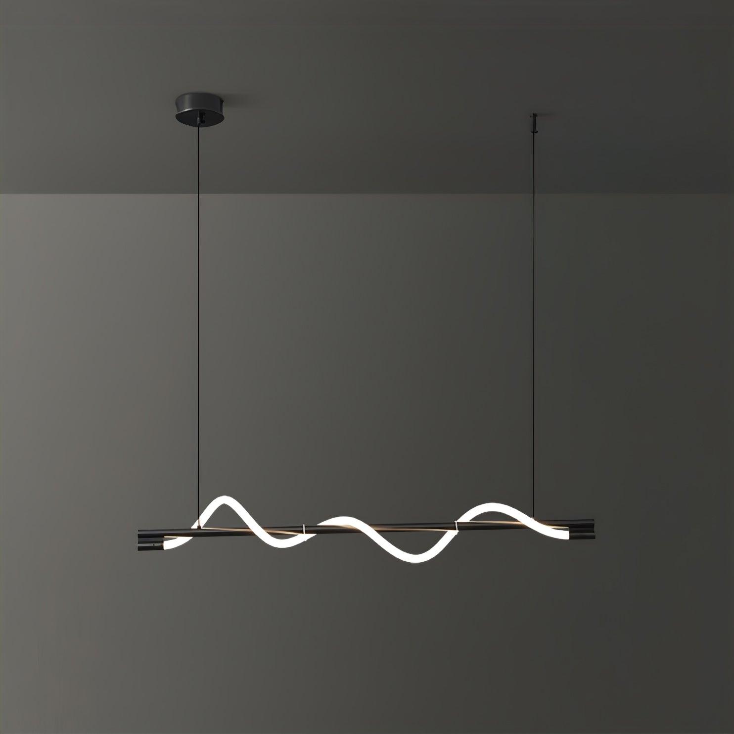 Pulse Minimalist Brass Pendant Lamp