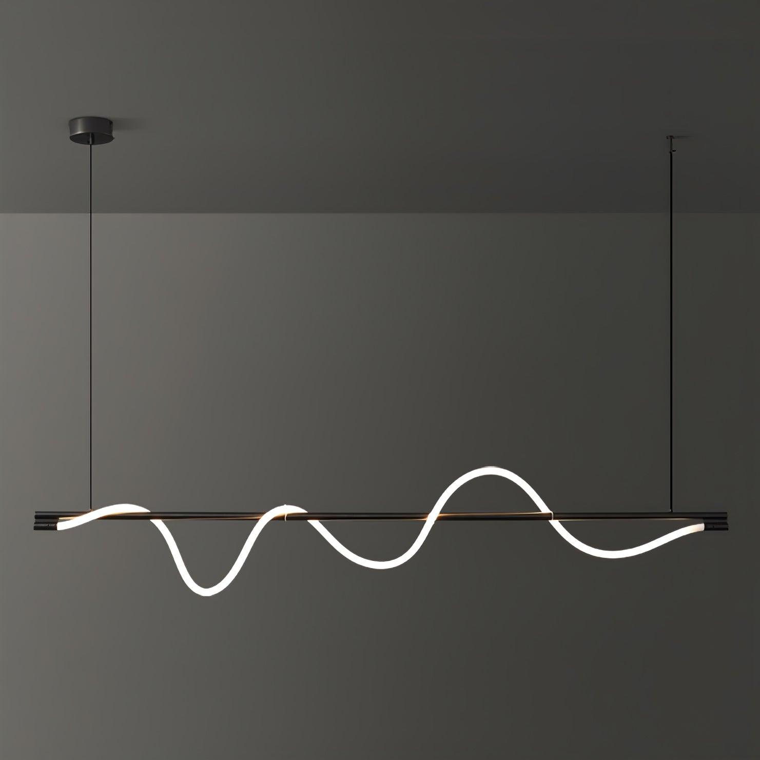 Pulse Minimalist Brass Pendant Lamp