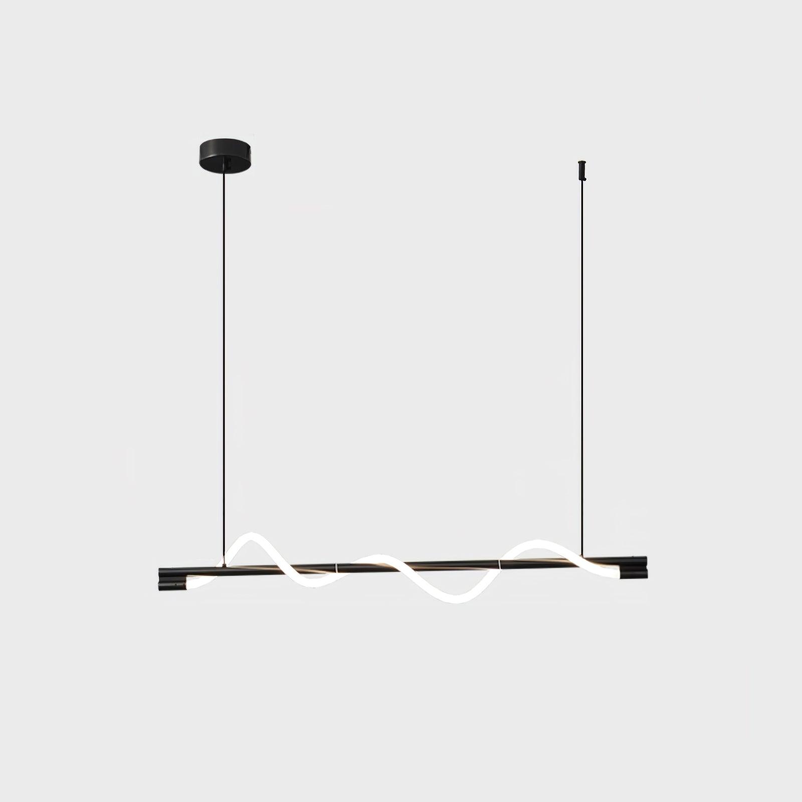 Pulse Minimalist Brass Pendant Lamp