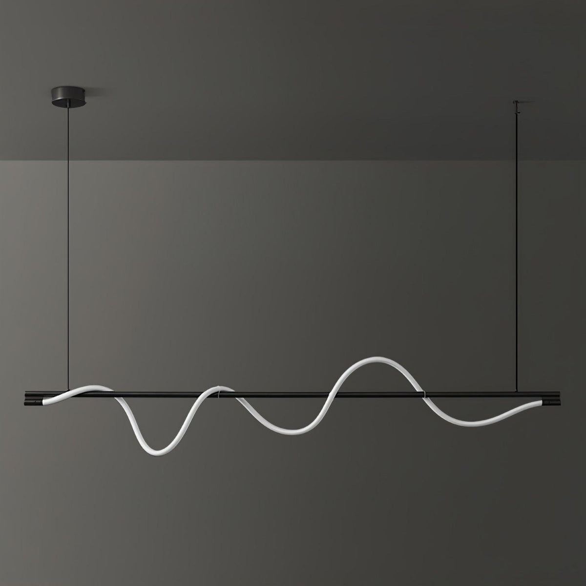 Pulse Minimalist Brass Pendant Lamp