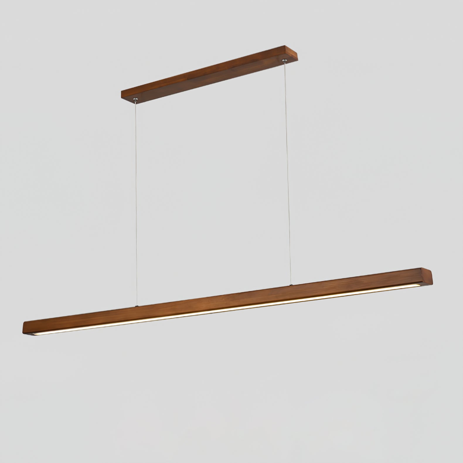 Rinalina Linear Minimalist Wood Pendant Light