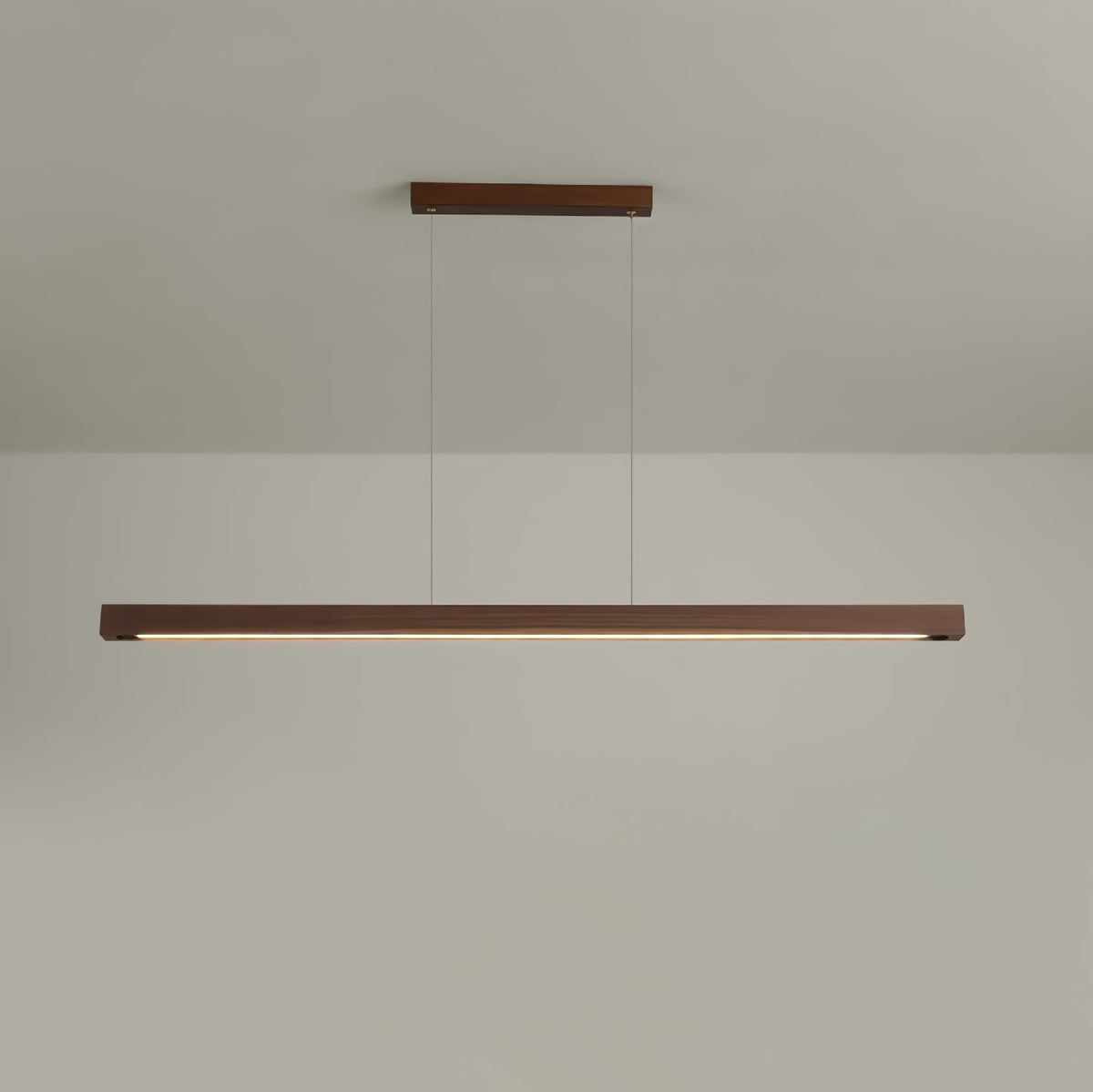 Rinalina Linear Minimalist Wood Pendant Light