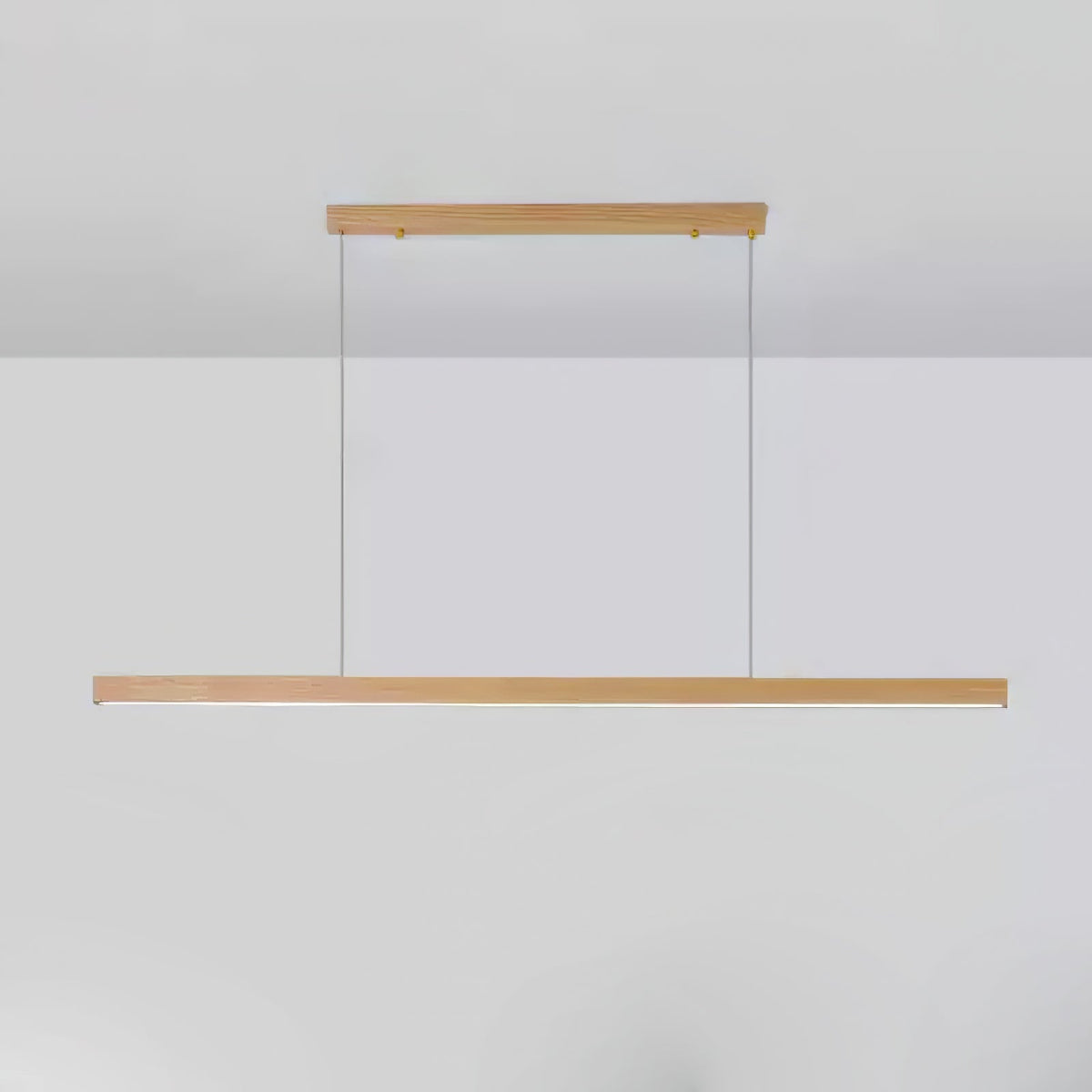 Rinalina Linear Minimalist Wood Pendant Light