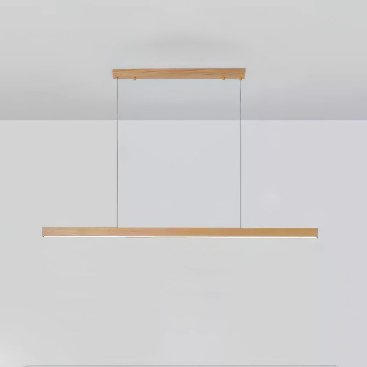 Rinalina Linear Minimalist Wood Pendant Light