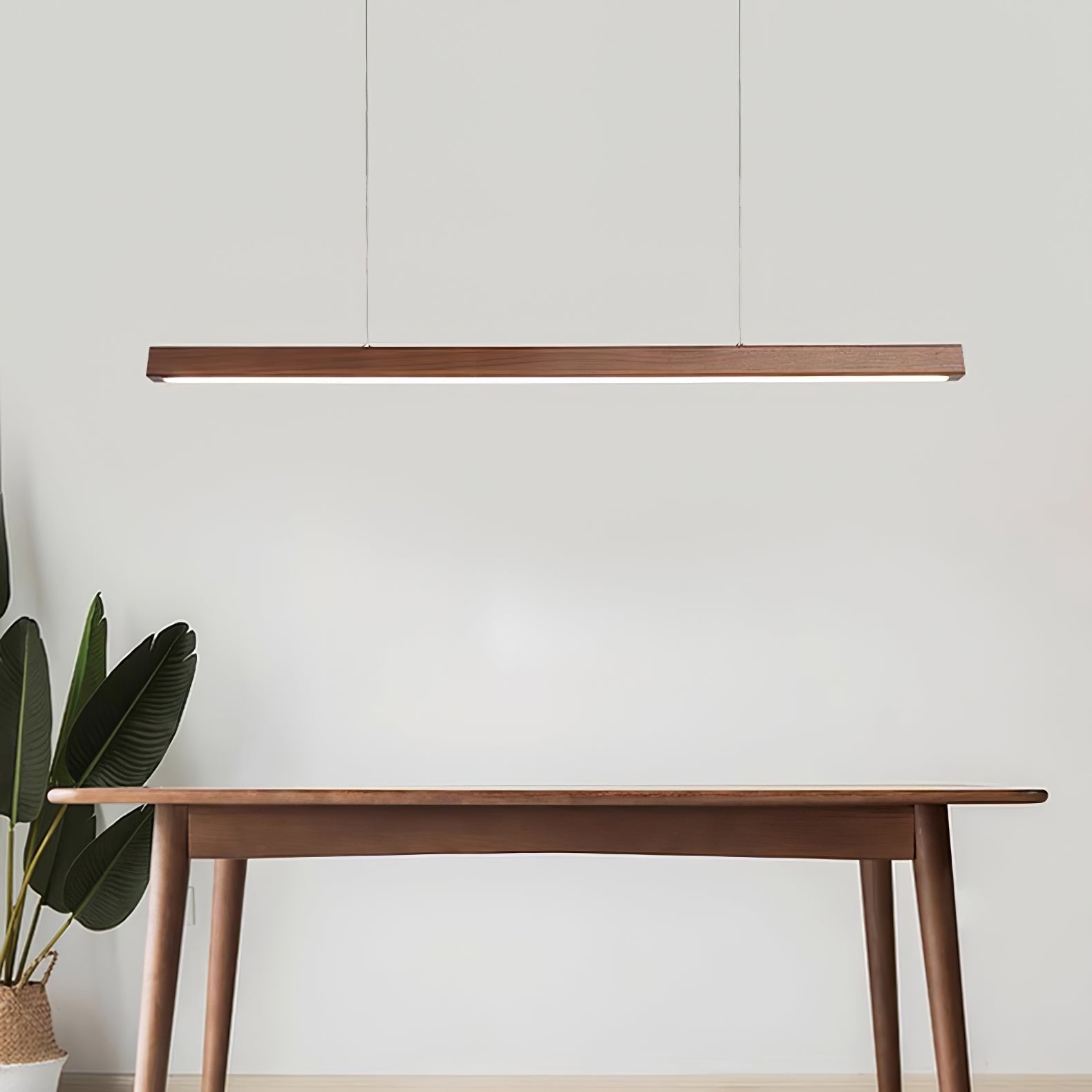 Calderwood Linear Wooden Pendant Light