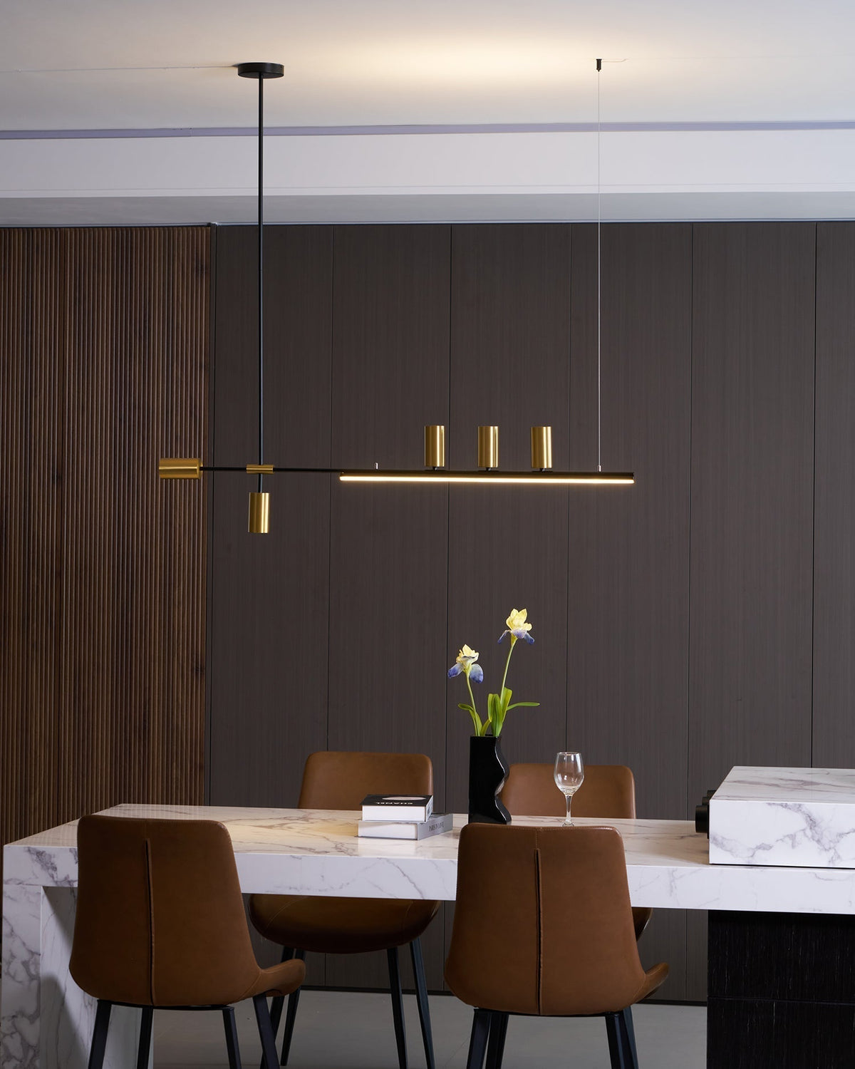Aulten Modern Minimalist Linear Island Pendant Lamp