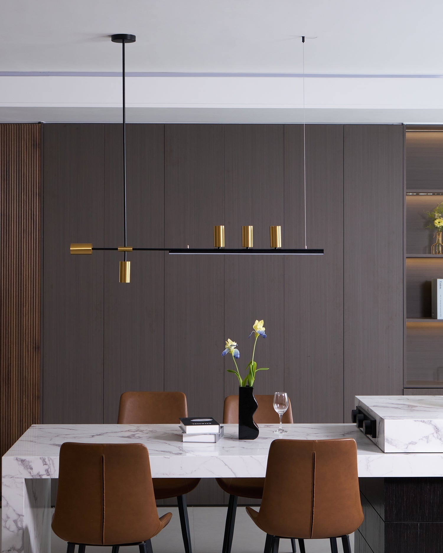 Aulten Modern Minimalist Linear Island Pendant Lamp