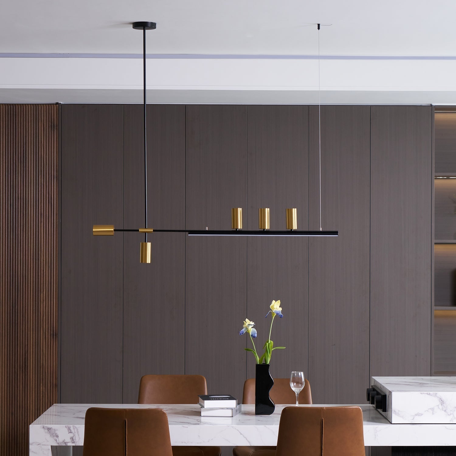 Aulten Modern Minimalist Linear Island Pendant Lamp