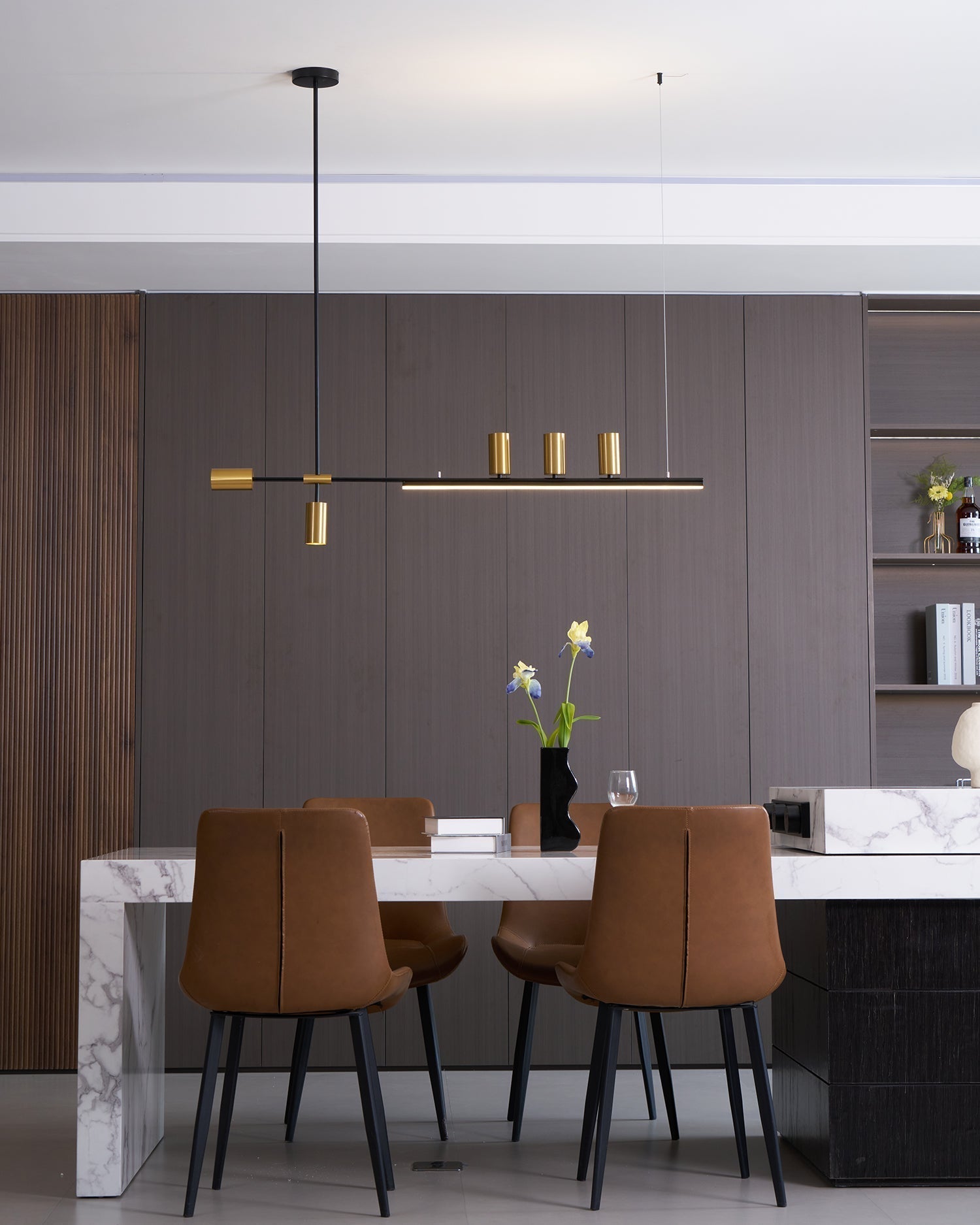 Aulten Modern Minimalist Linear Island Pendant Lamp