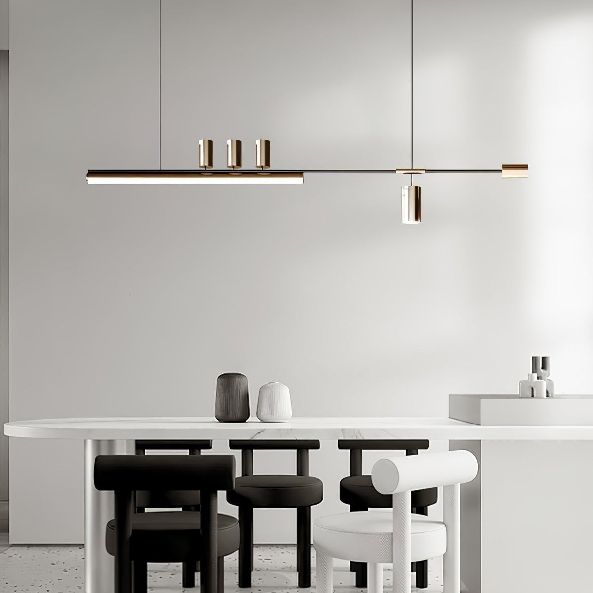 Aulten Modern Minimalist Linear Island Pendant Lamp