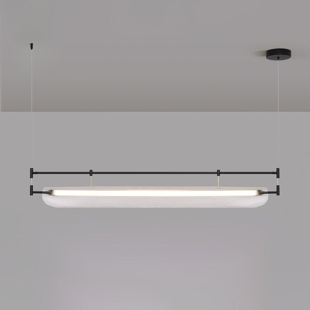 Meldo Chandelier Linear Strip Acrylic Long