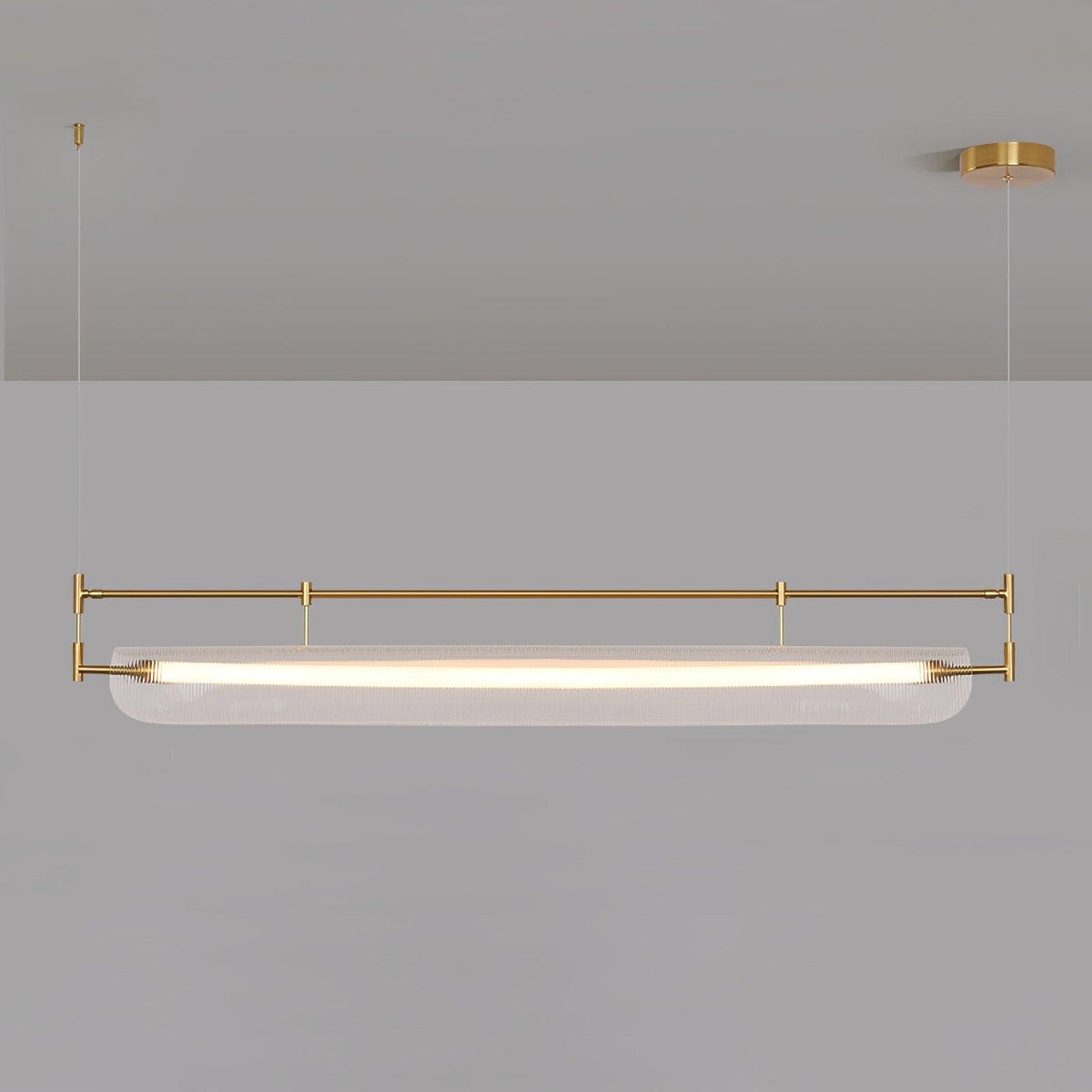Meldo Chandelier Linear Strip Acrylic Long
