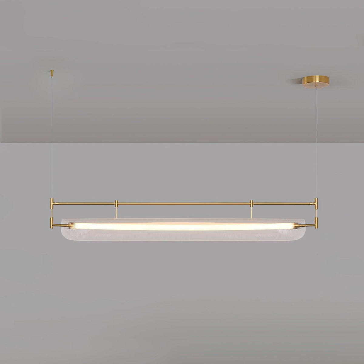 Meldo Chandelier Linear Strip Acrylic Long
