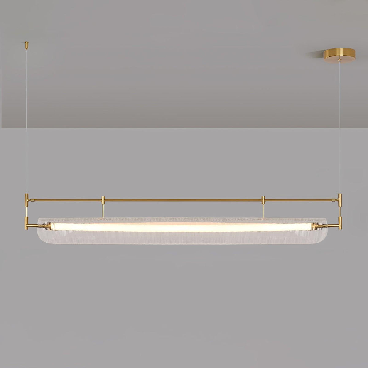 Meldo Chandelier Linear Strip Acrylic Long
