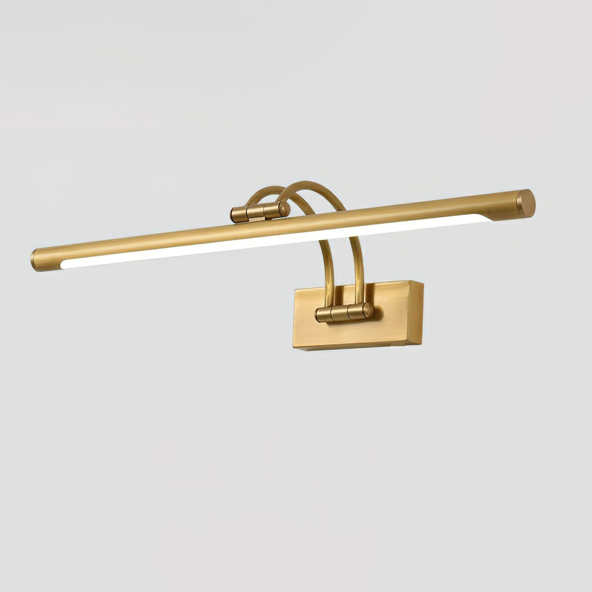 Solarielle Linear Vanity Brass Wall Light