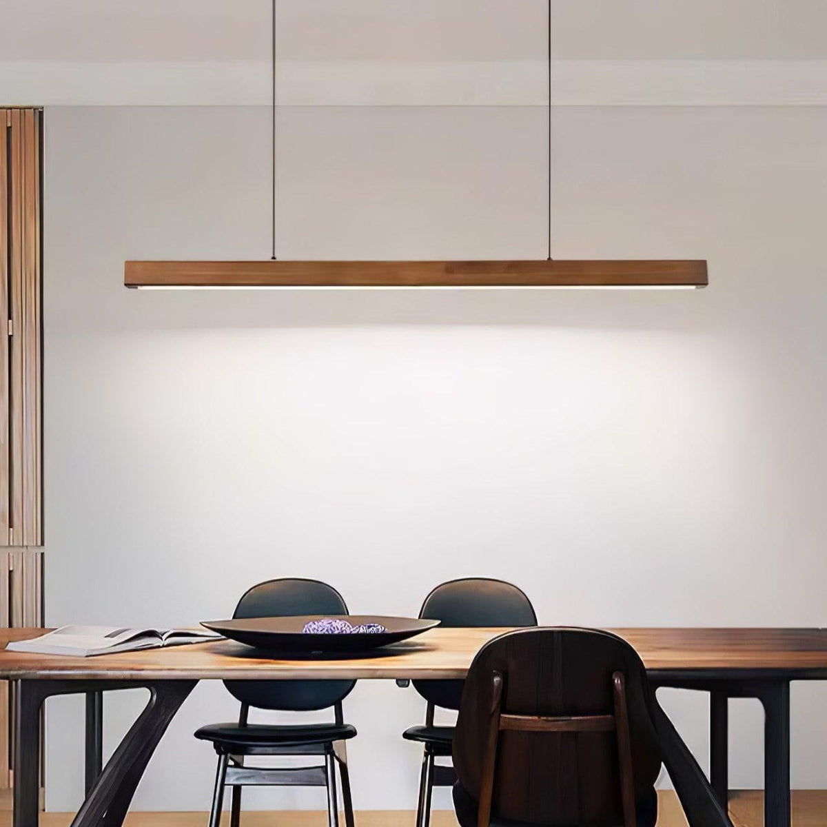 Calderwood Linear Wooden Pendant Light