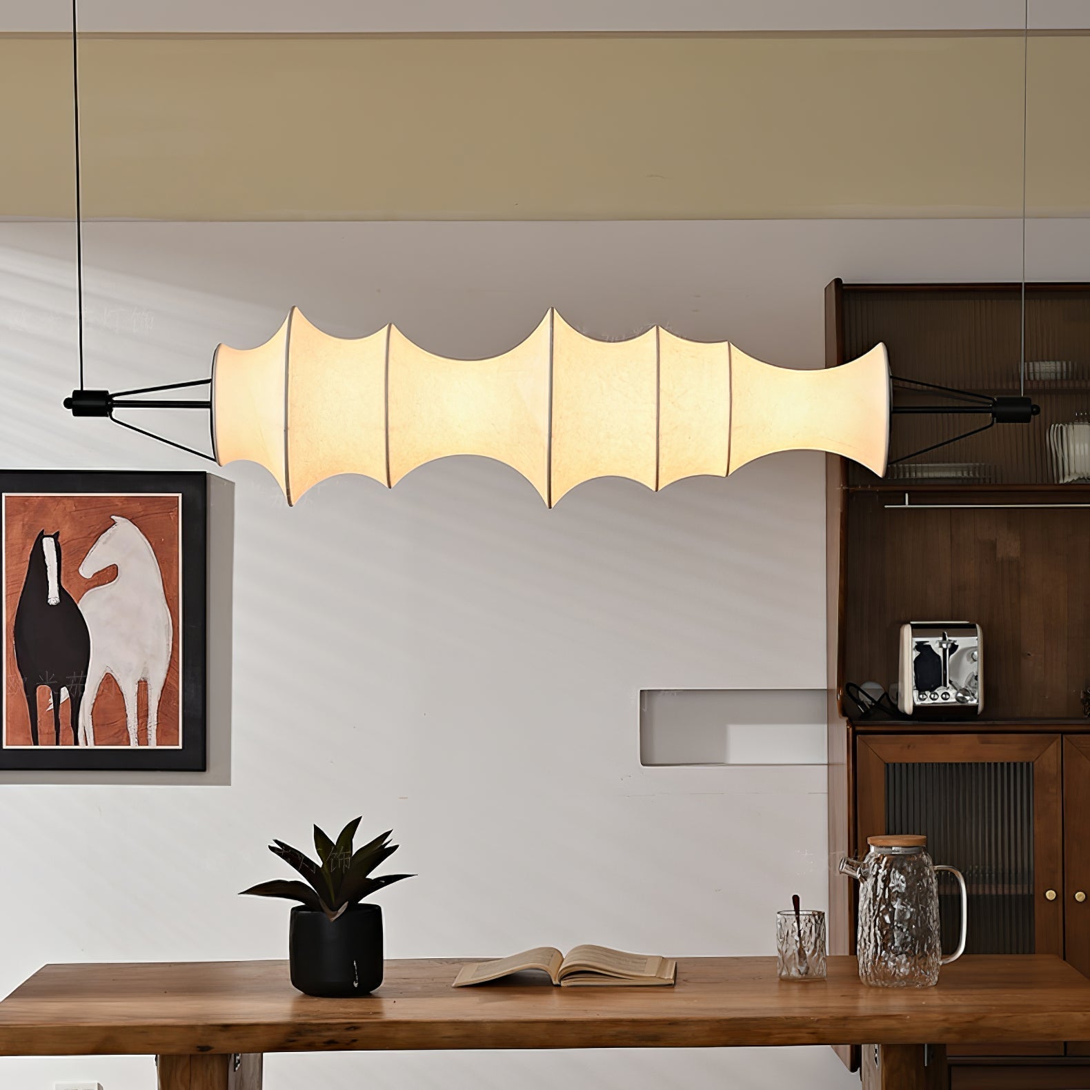 Avlorisra Art Elegance Silk Pendant Lamp