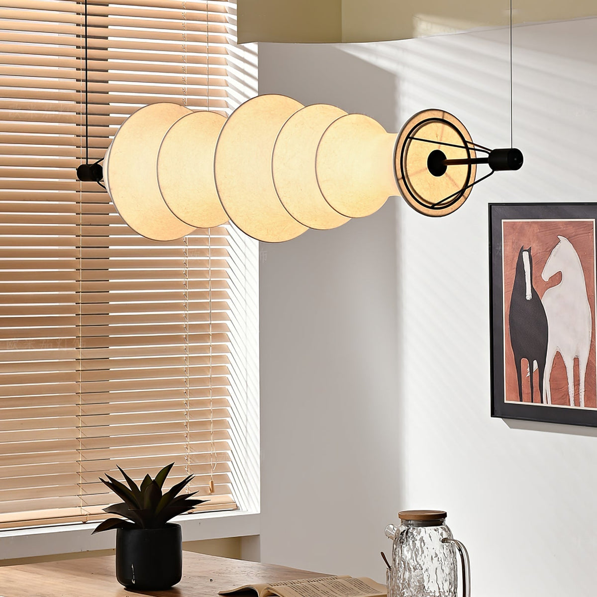 Avlorisra Art Elegance Silk Pendant Lamp
