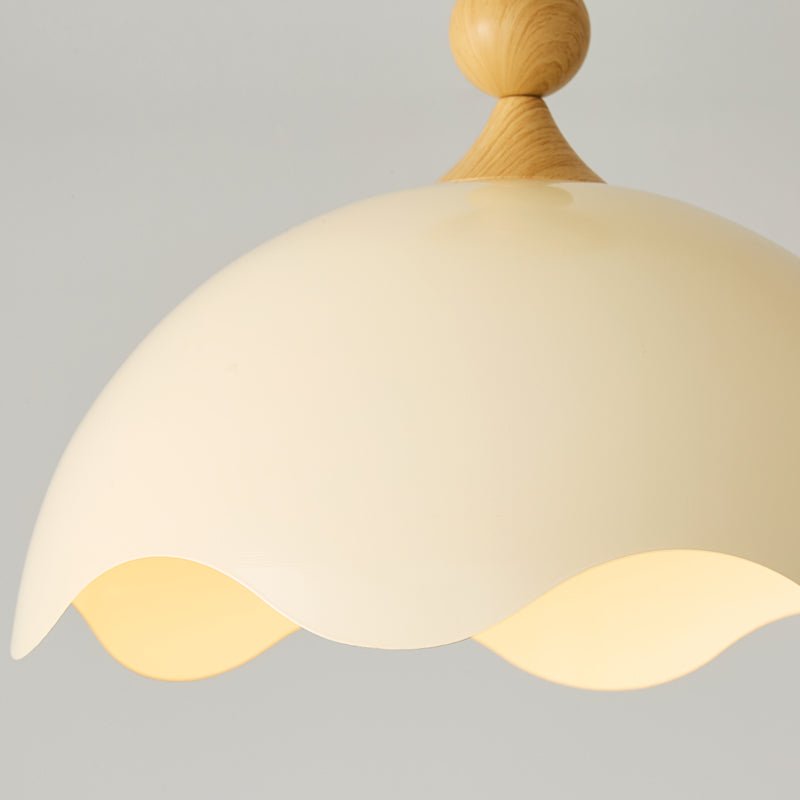 Solwick Scallop Flush Mount Ceiling Light