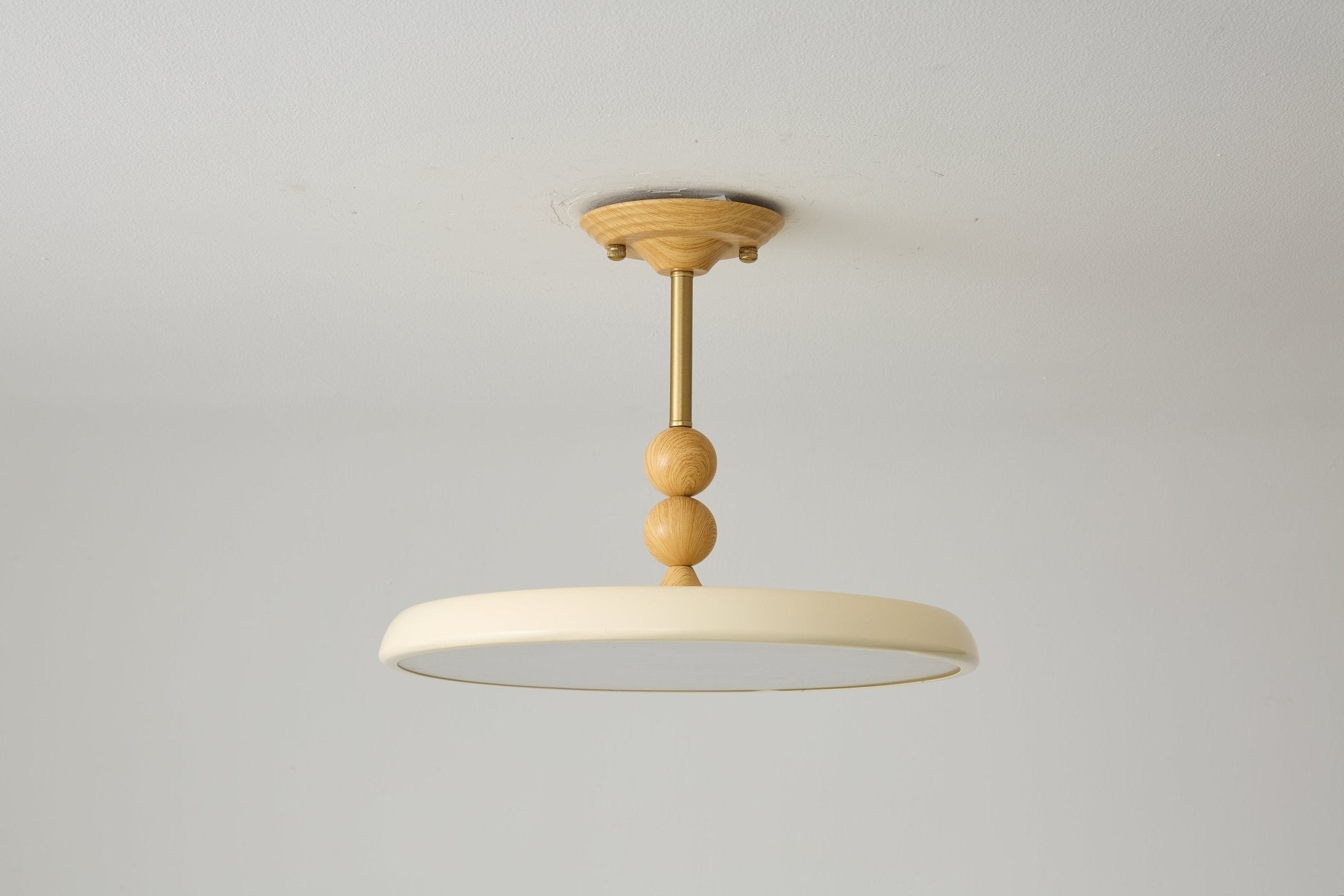 Solwick Scallop Flush Mount Ceiling Light