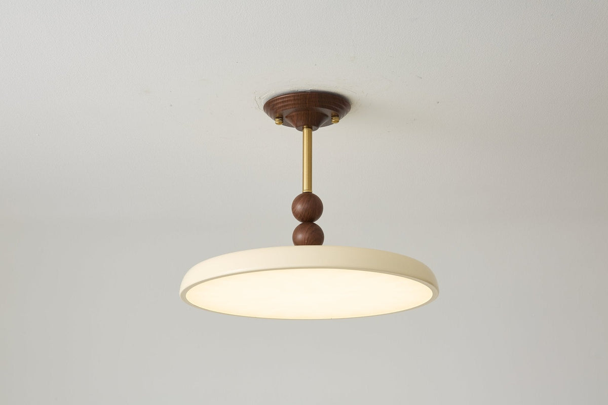 Solwick Scallop Flush Mount Ceiling Light