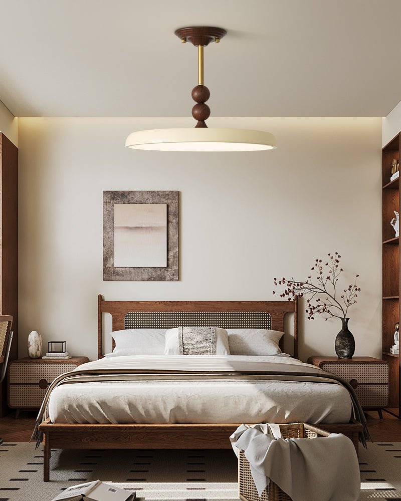 Solwick Scallop Flush Mount Ceiling Light