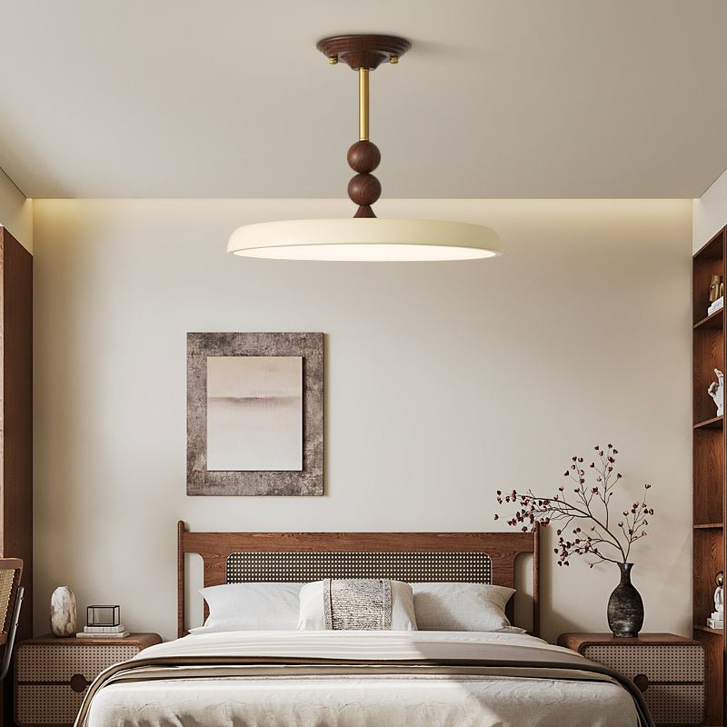 Solwick Scallop Flush Mount Ceiling Light