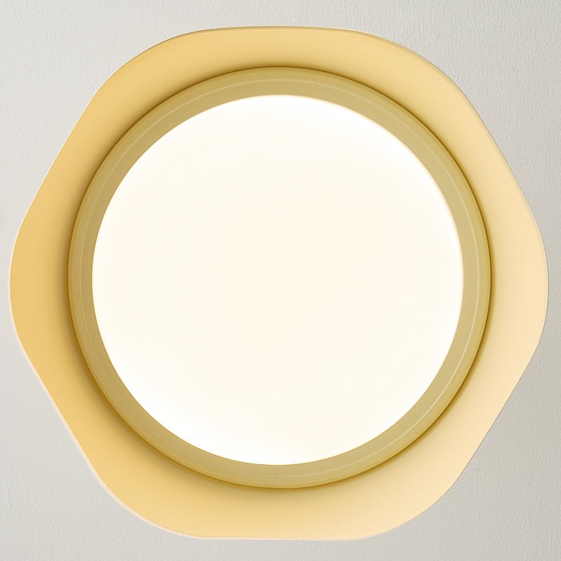 Solwick Scallop Flush Mount Ceiling Light