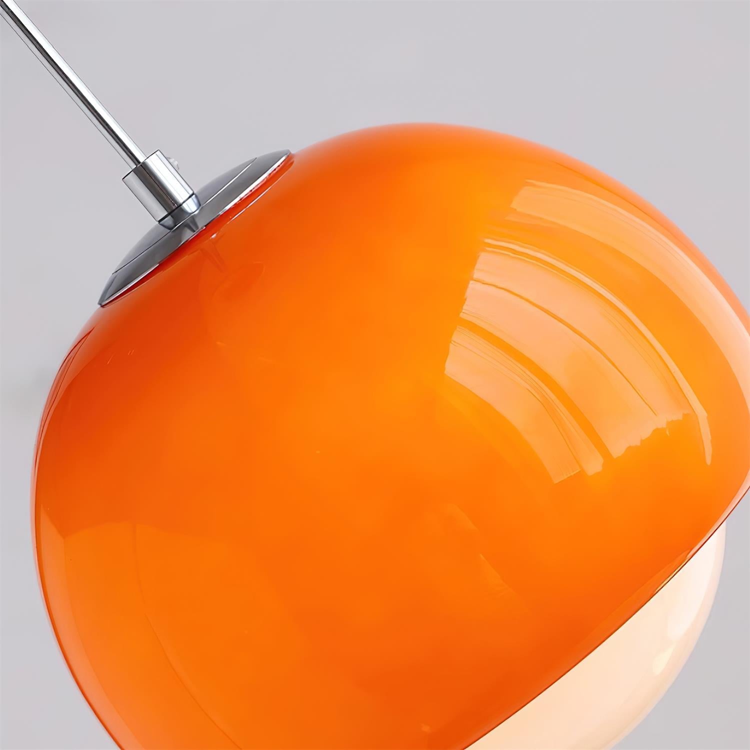 Pendant Light Glass Globe Retro Modern Style Colorful Soft Illumination - Neutral Decor
