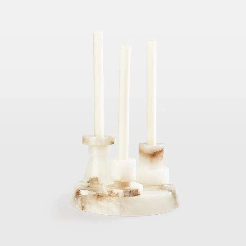 Vesperin Marble Candle Holder