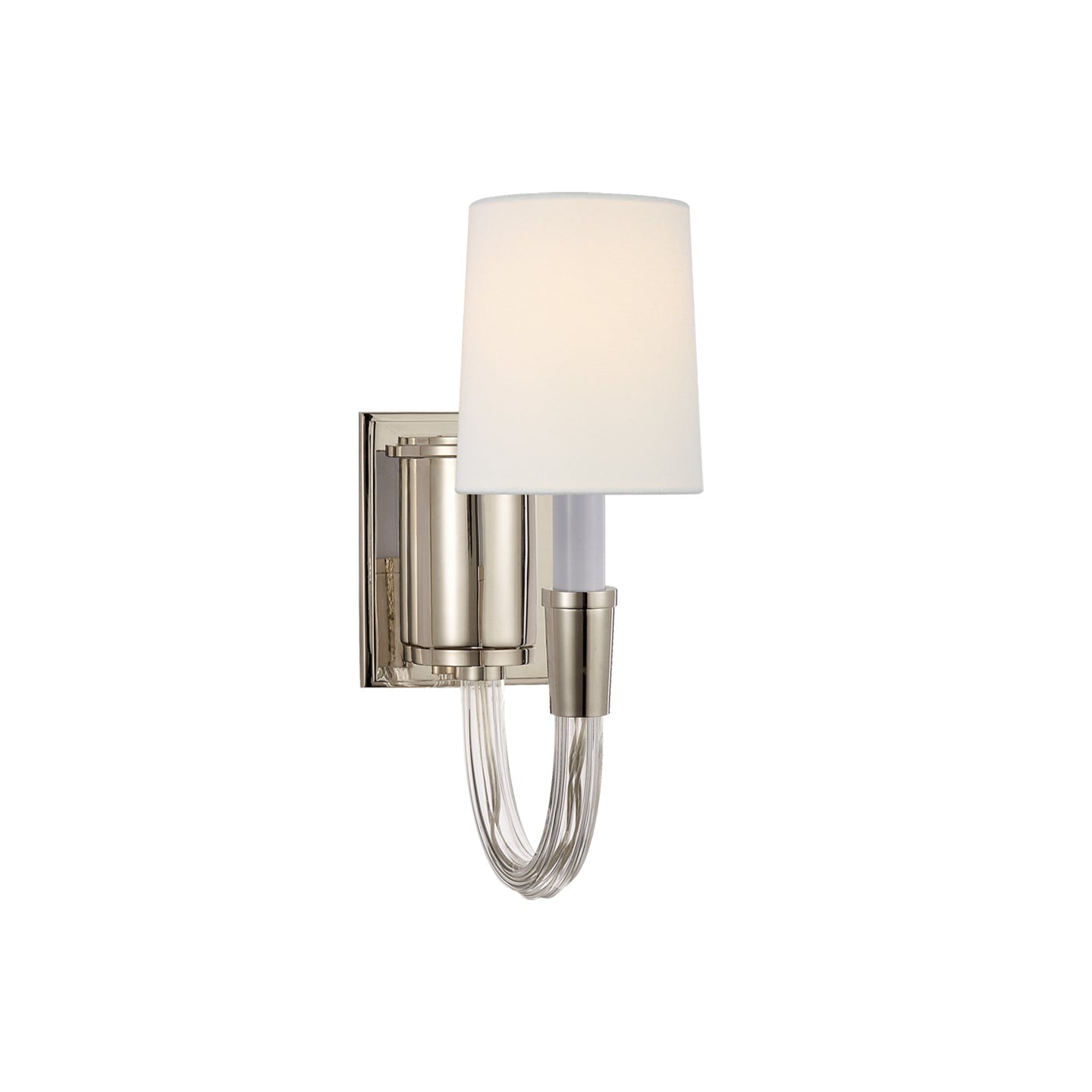 Etalarae Modern Minimalist Crystal Fabric Wall Lamp - Neutral Decor