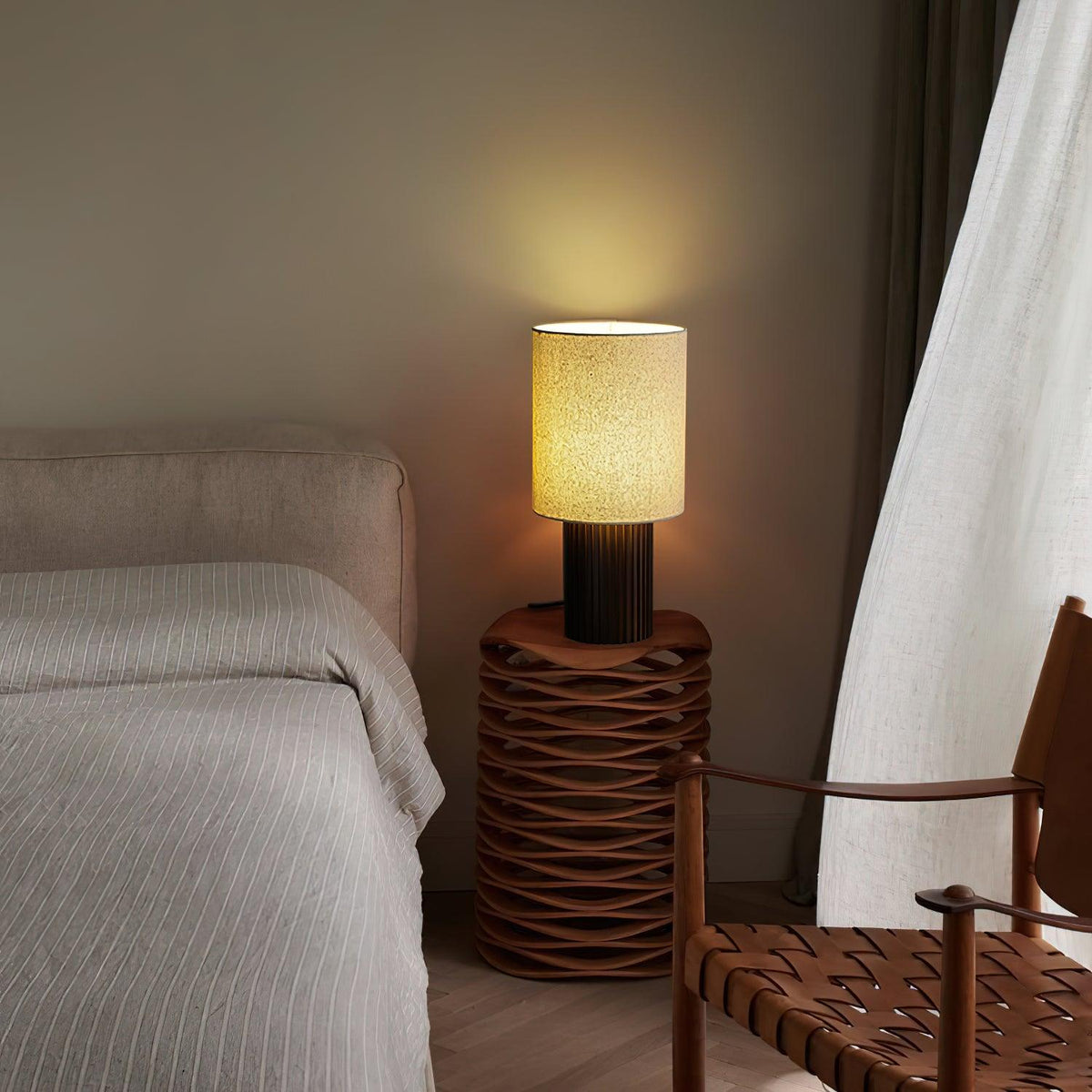 Grove Vintage Fabric Table Lamp