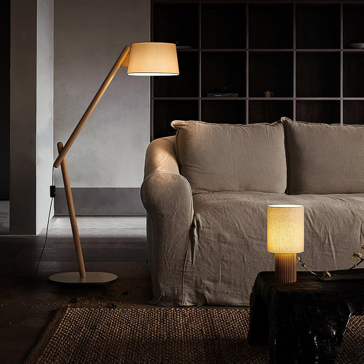 Grove Vintage Fabric Table Lamp