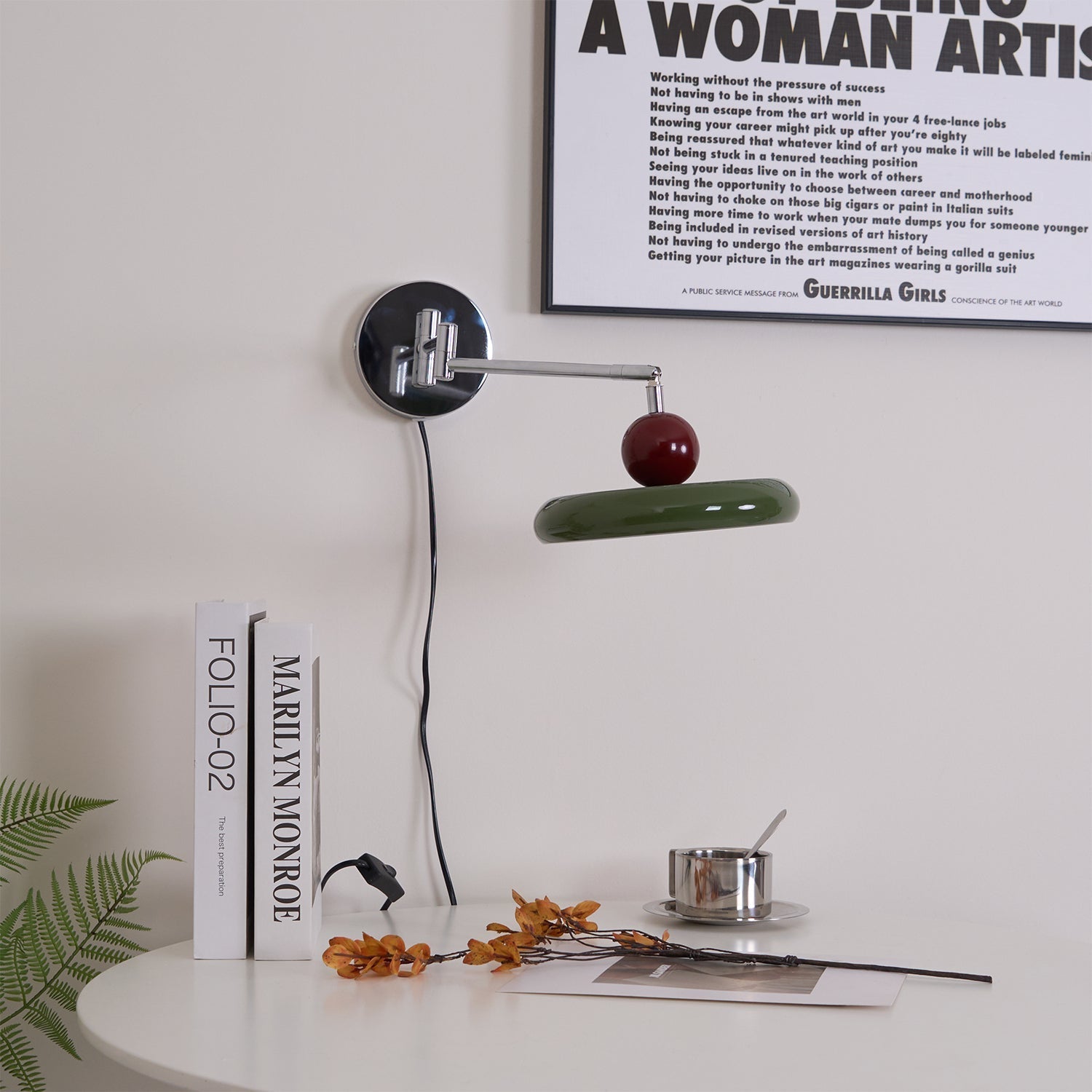 Caspstead Lola Plug In Indoor Wall Light