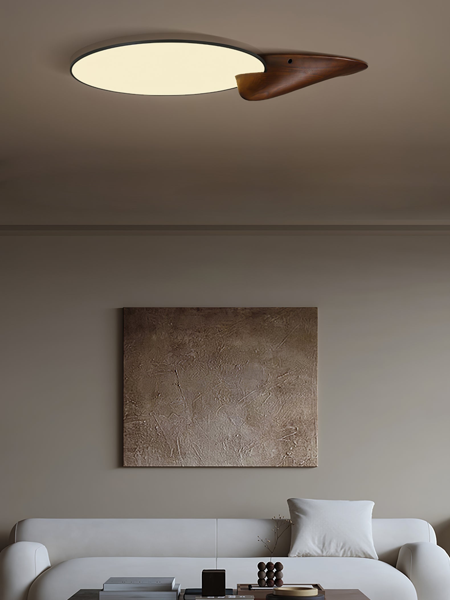 Zovenel Premium Elegance Peak Wood Ceiling Lamp