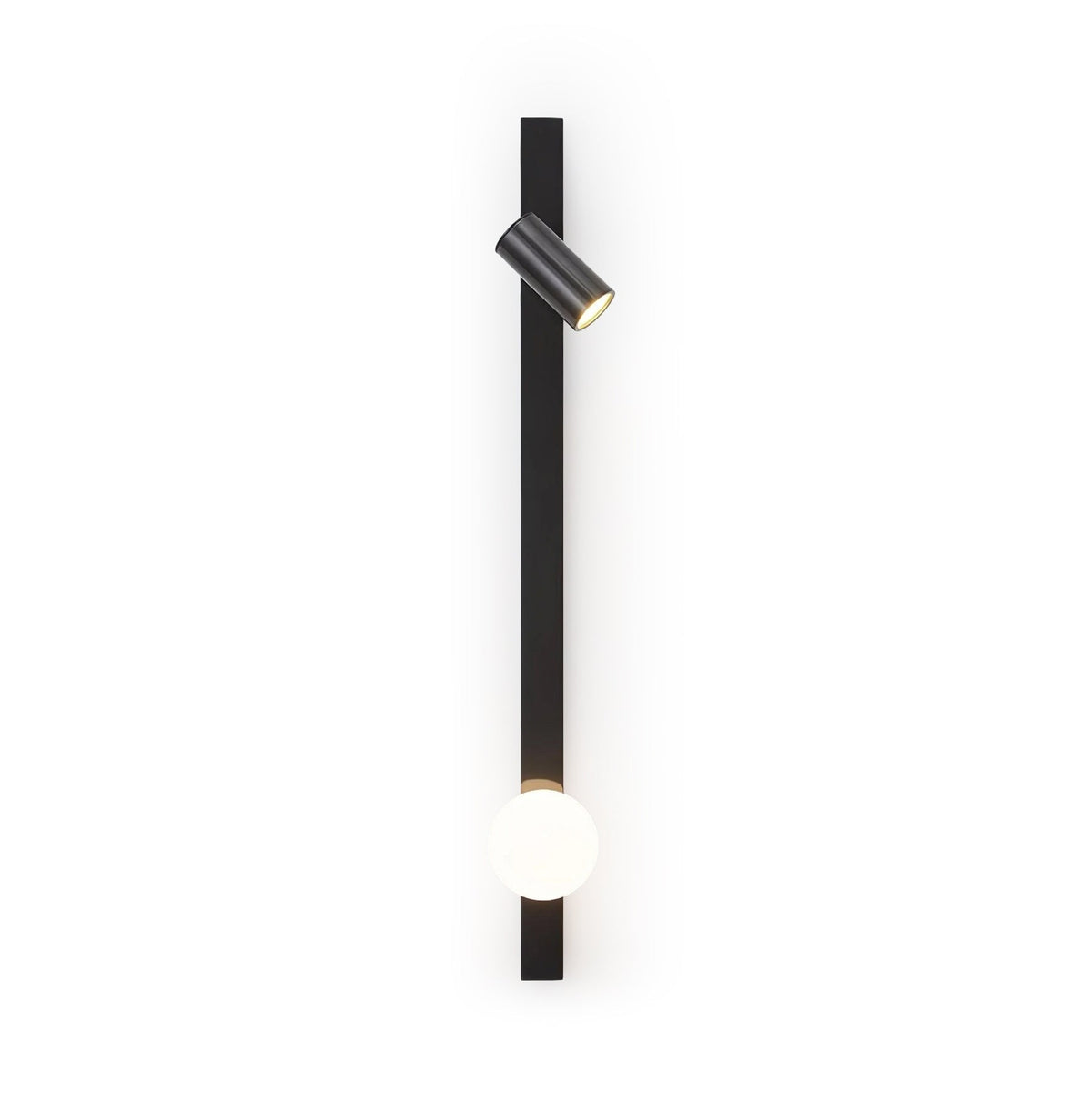 Aloz Brass Glass Minimalist Wall Light