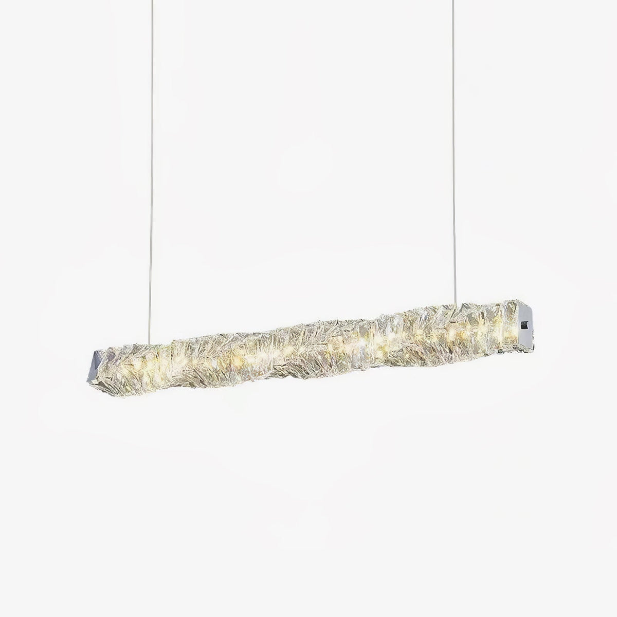 Stream Long Crystal Pendant Lamp