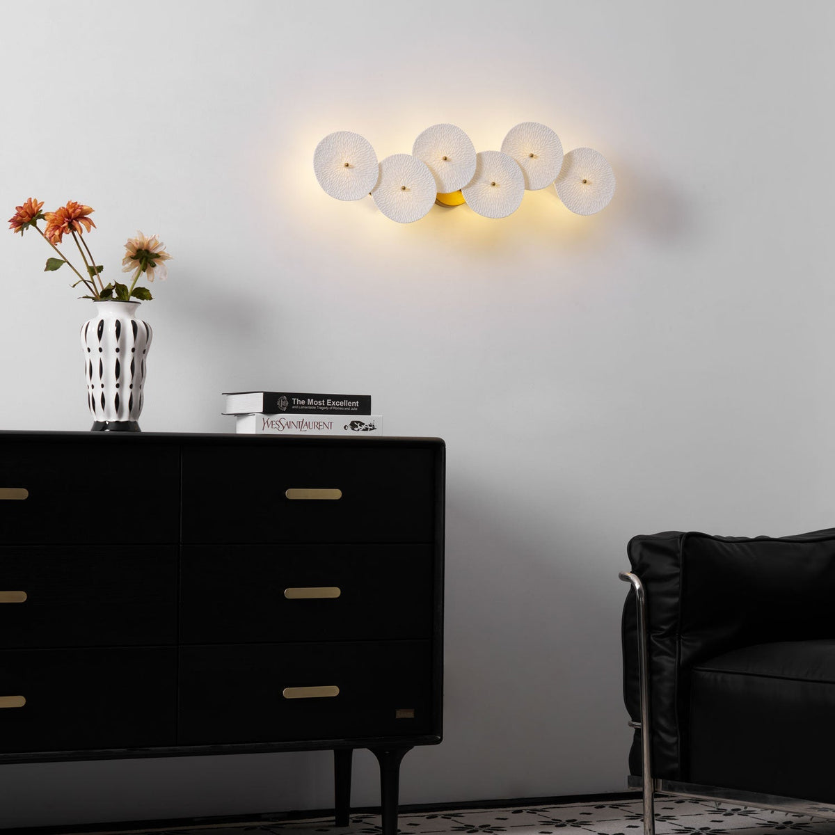 Fairhaven Lotus Petal Indoor Wall Light