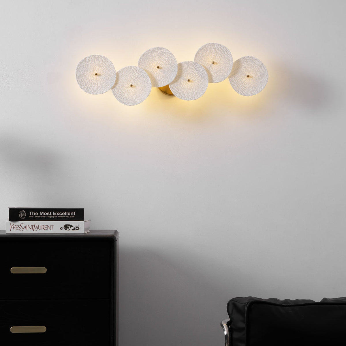 Fairhaven Lotus Petal Indoor Wall Light