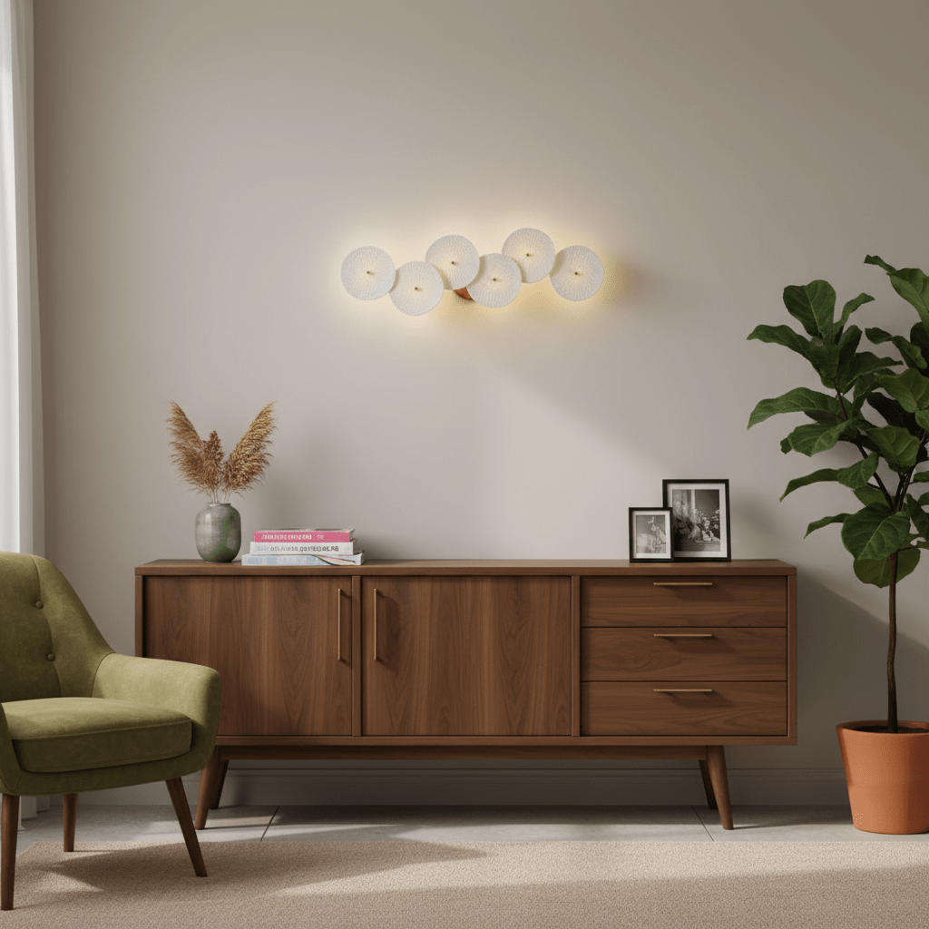 Fairhaven Lotus Petal Indoor Wall Light