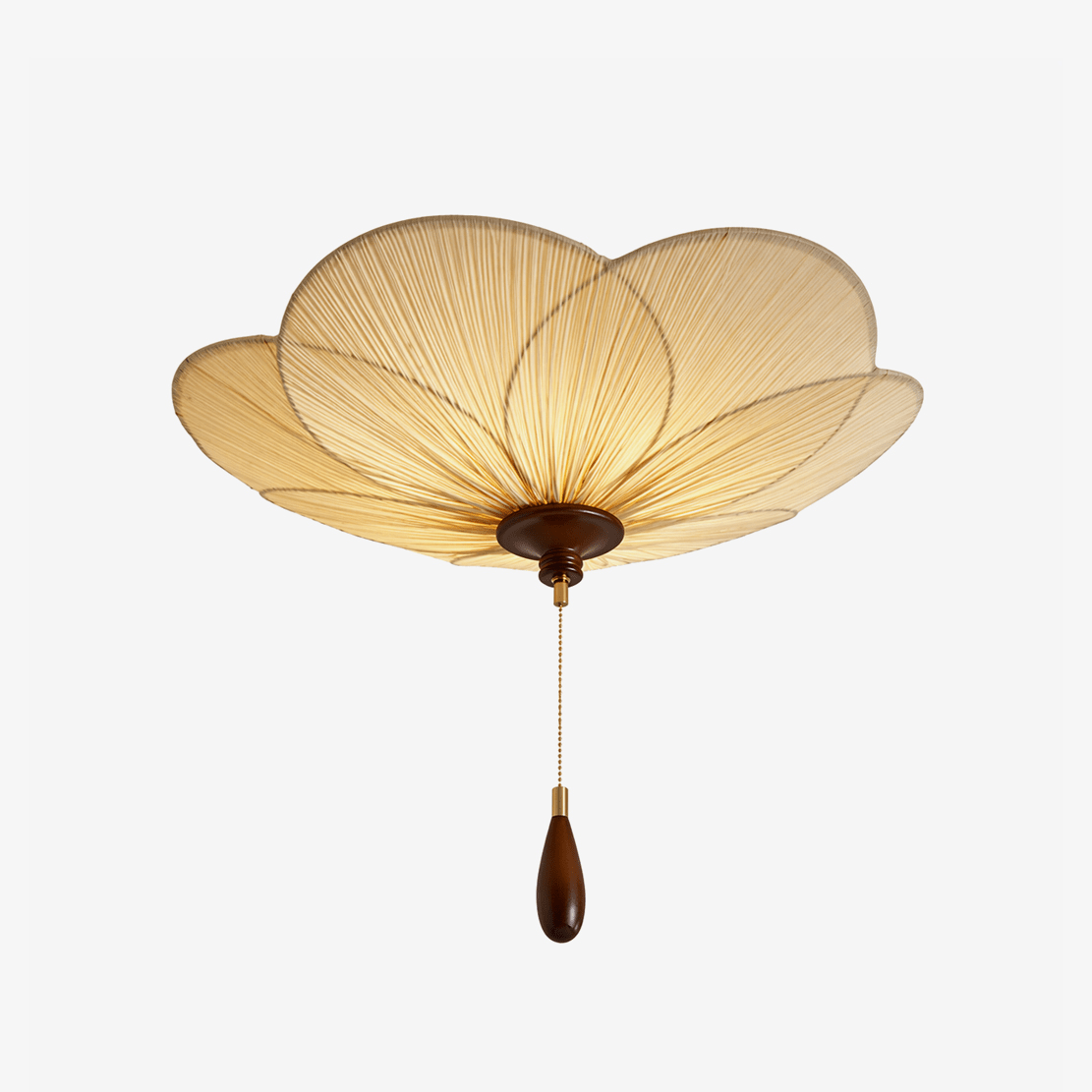 Isabeau Bloom Pleated Ceiling Light