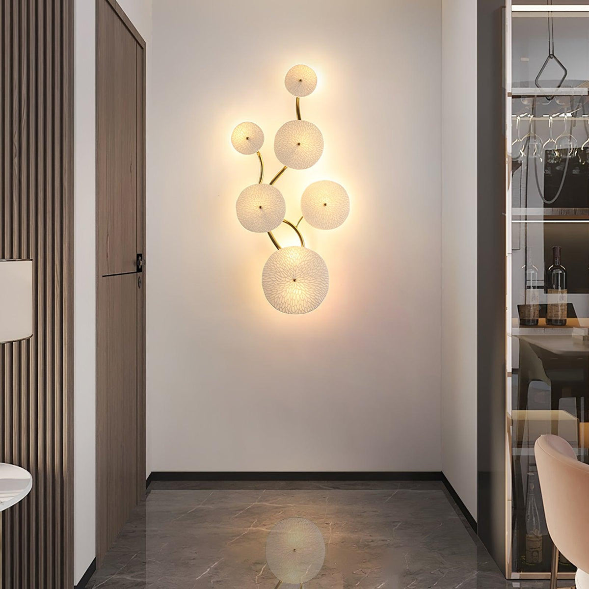 Verena Lotus Petal Wall Lamp